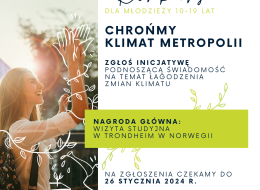 Konkurs “Chrońmy klimat metropolii”