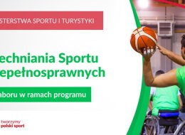 Program Upowszechniania Sportu Osób Niepełnosprawnych - nabór wniosków